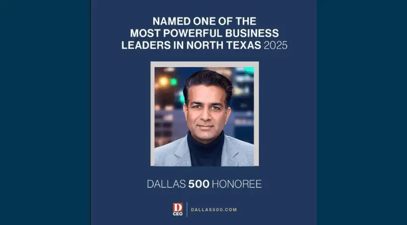 Lalit Named in Dallas 500 List, from the DigitalXForce article "Lalit Ahluwalia, CEO of DigitalXForce"